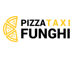 PizzaTaxi Funghi logo.